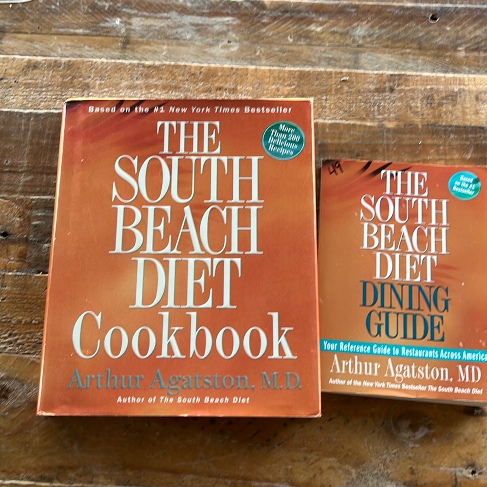 2 South Beach Diet books.